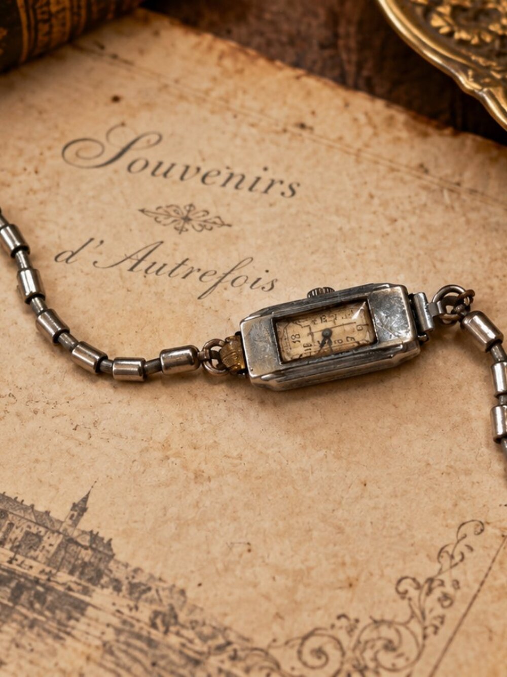 Vintage Art Deco Earlines Mechanical Cocktail Wristwatch
